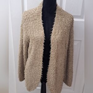 Kensie Open Front Eyelash Cardigan/Sweaterso   Size L